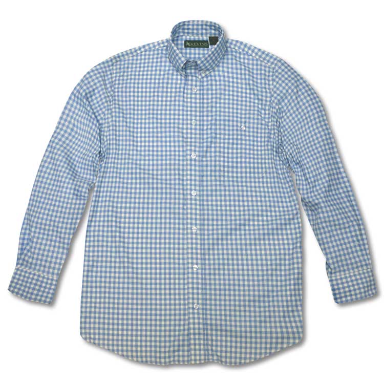Kevin's Performance Long Sleeve Fishing Shirt in Gingham