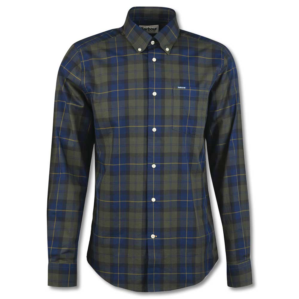 Barbour Wetheram Shirt-Men's Clothing-Olive Night-M-Kevin's Fine Outdoor Gear & Apparel