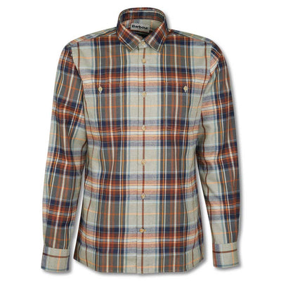 Barbour Waterfoot Tailored Shirt-Men's Clothing-Olive-M-Kevin's Fine Outdoor Gear & Apparel