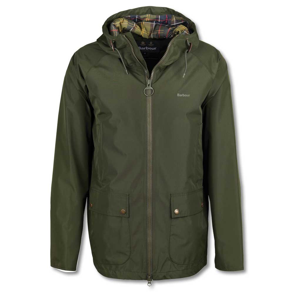 Barbour Hooded Domus Jacket-Men's Clothing-Olive-M-Kevin's Fine Outdoor Gear & Apparel