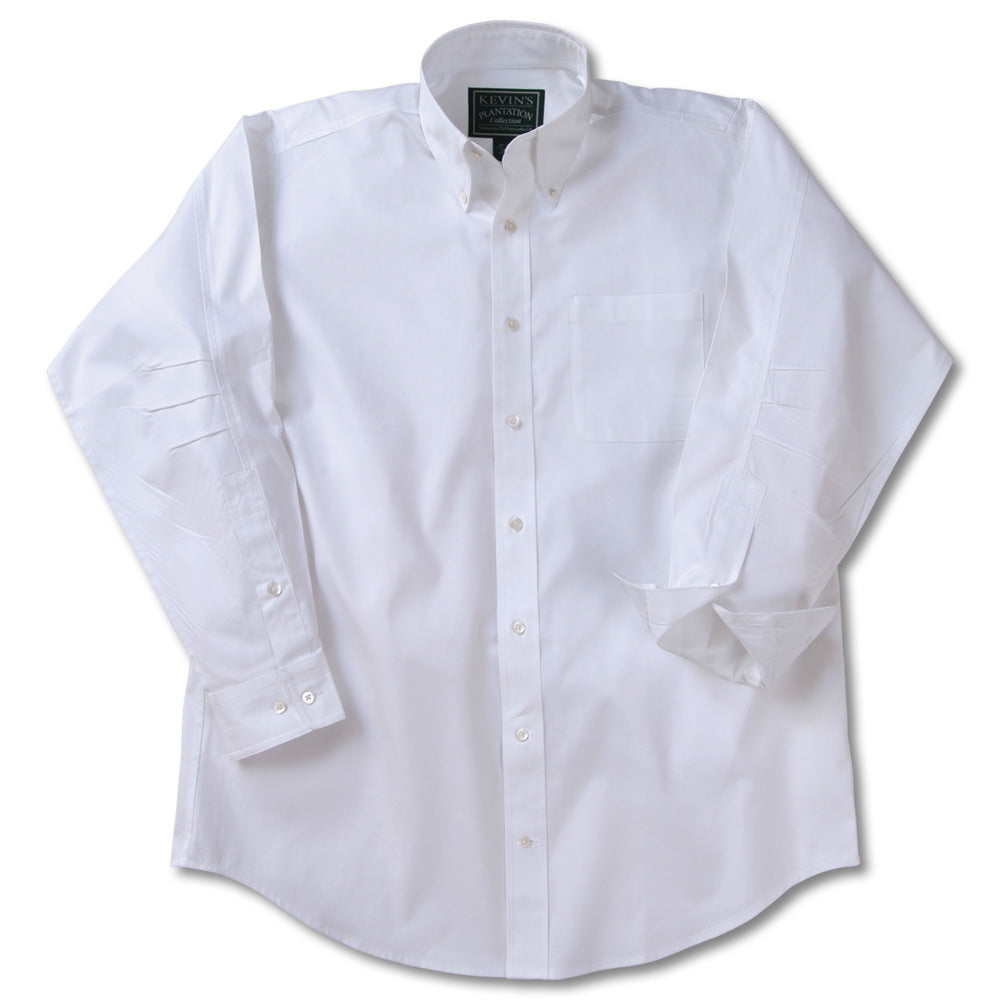 Kevin's Ergonometric Egyptian Cotton Shirts-MENS CLOTHING-WHITE-L-Kevin's Fine Outdoor Gear & Apparel