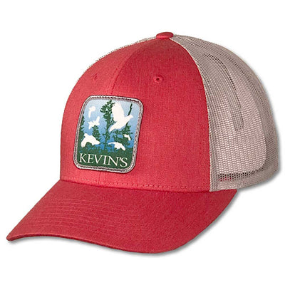 Kevin's Richardson Quail Pines Cap-Men's Accessories-Red Heather/Light Grey-Kevin's Fine Outdoor Gear & Apparel
