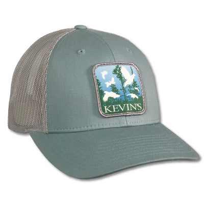 Kevin's Richardson Quail Pines Cap-Men's Accessories-Smoke Blue/ Aluminum-Kevin's Fine Outdoor Gear & Apparel
