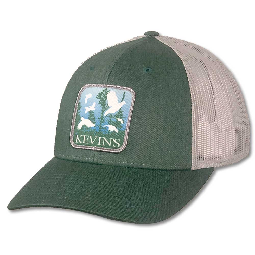 Kevin's Richardson Quail Pines Cap-Men's Accessories-Dark Green Heather/ Light Grey-Kevin's Fine Outdoor Gear & Apparel