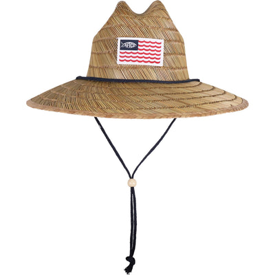 AFTCO Palapa 3 Straw Hat-Men's Accessories-Natural-Kevin's Fine Outdoor Gear & Apparel