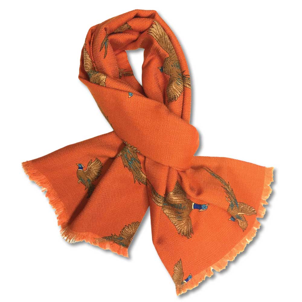 Kevin's Pheasant Hunt Scarf-WOMENS CLOTHING-ORANGE-Kevin's Fine Outdoor Gear & Apparel
