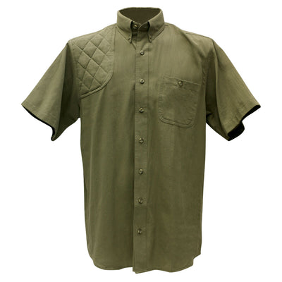Kevin's Feather-Weight Short Sleeve Right Patch Wingshooting Shirt-Men's Clothing-KHAKI-3XL-Kevin's Fine Outdoor Gear & Apparel