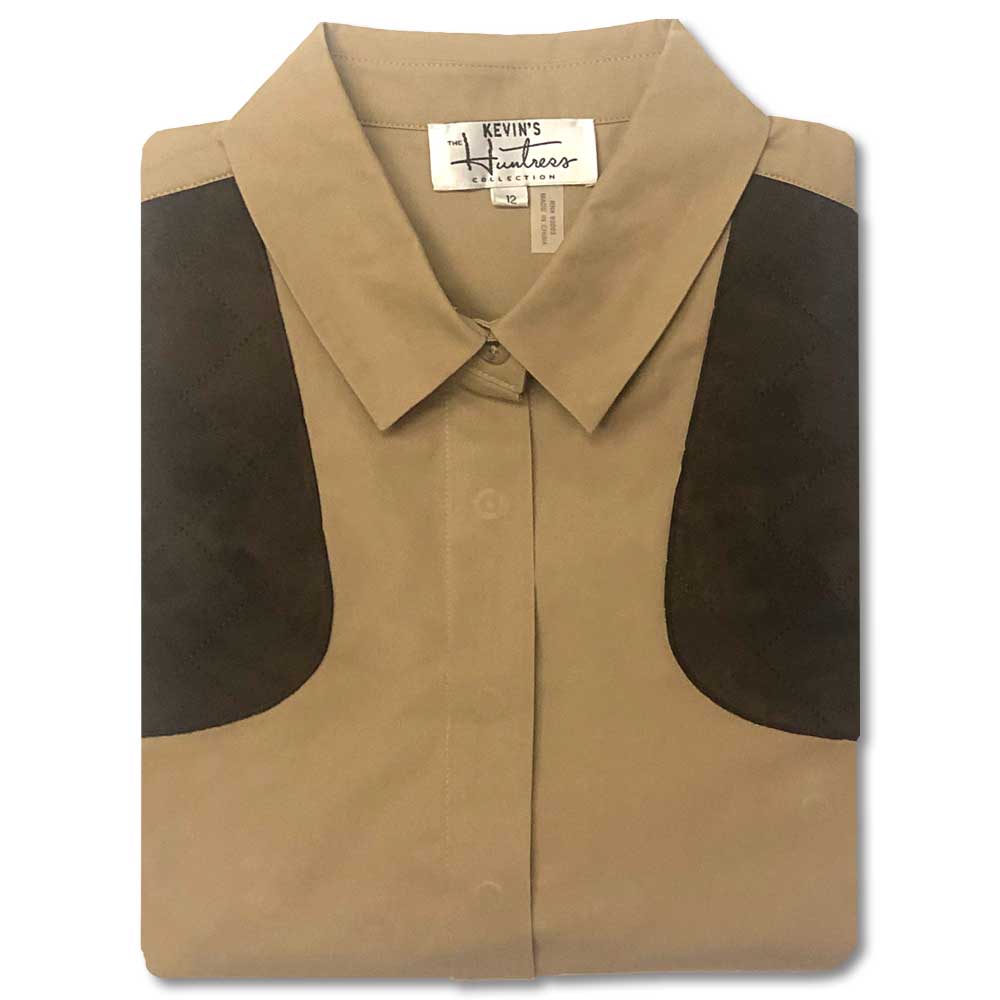 Kevin's Huntress Puff Sleeve Blouse-KHAKI-0-Kevin's Fine Outdoor Gear & Apparel