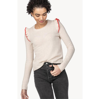 Lilla P Ruffle Pullover Sweater-Women's Clothing-CAMEO-S-Kevin's Fine Outdoor Gear & Apparel