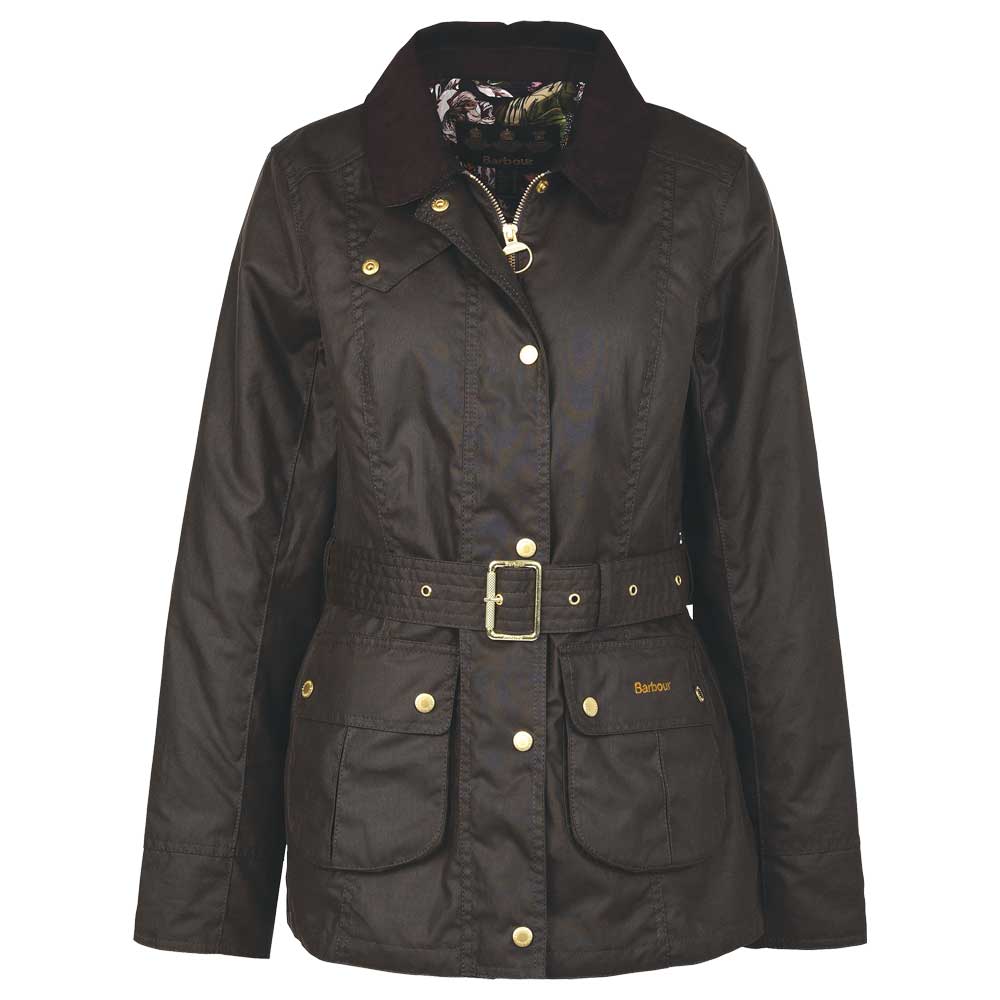 Barbour Ladies Pendula Wax-Olive-4-Kevin's Fine Outdoor Gear & Apparel