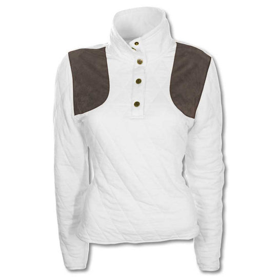Huntress Quilted Pullover-Women's Clothing-PEARL WHITE-XS-Kevin's Fine Outdoor Gear & Apparel
