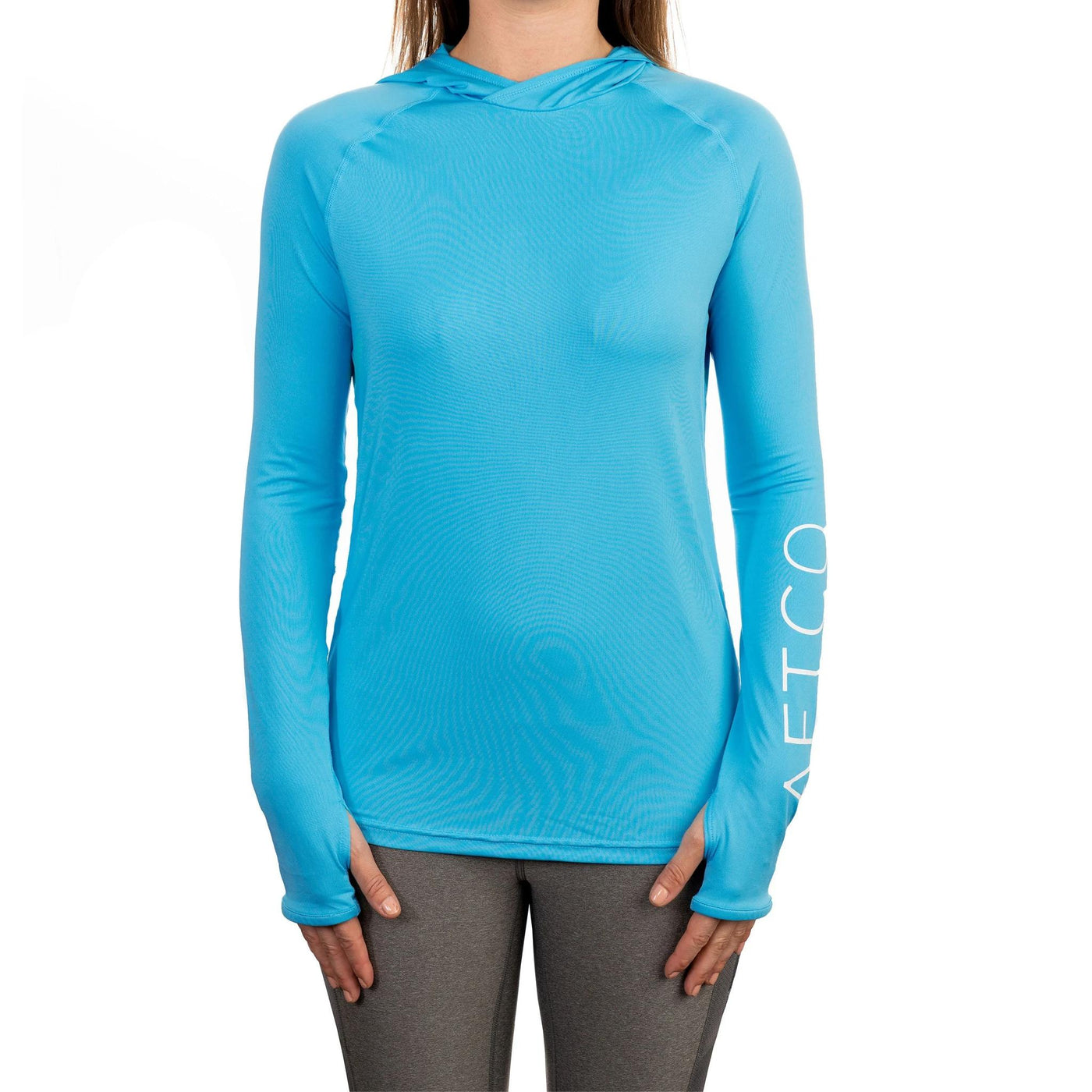 Aftco Women's Samurai Sun Protection Hoodie-WOMENS CLOTHING-Horizon Blue-XS-Kevin's Fine Outdoor Gear & Apparel