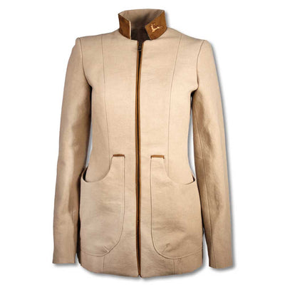 T.Ba Canvas Medallion Jacket-Women's Clothing-SAND-38-Kevin's Fine Outdoor Gear & Apparel