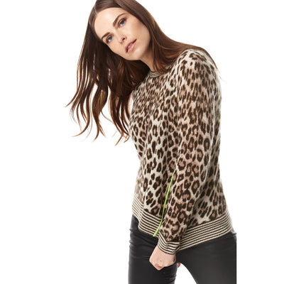Women's Animal Cashmere Crew Neck Sweater-WOMENS CLOTHING-Sugarland-S-Kevin's Fine Outdoor Gear & Apparel