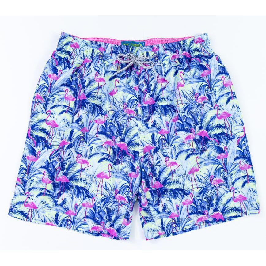 Men's Swim Trunks- Flamingoes-MENS CLOTHING-Kevin's Fine Outdoor Gear & Apparel