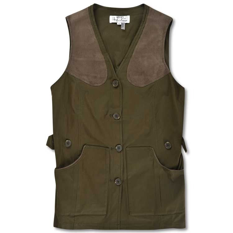 Kevin's Huntress Field Vest-WOMENS CLOTHING-LIGHT OLIVE-L-Kevin's Fine Outdoor Gear & Apparel