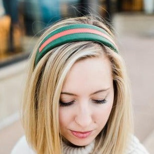 Kevin's Leather Headband-Women's Accessories-Classic Stripe-Kevin's Fine Outdoor Gear & Apparel