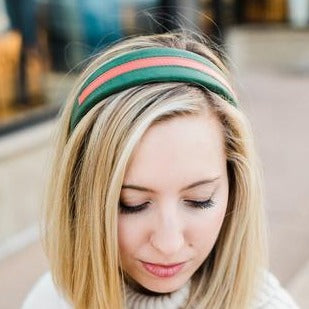 Kevin's Leather Headband-Women's Accessories-Classic Stripe-Kevin's Fine Outdoor Gear & Apparel