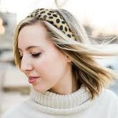 Kevin's Leather Headband-Women's Accessories-Leopard-Kevin's Fine Outdoor Gear & Apparel