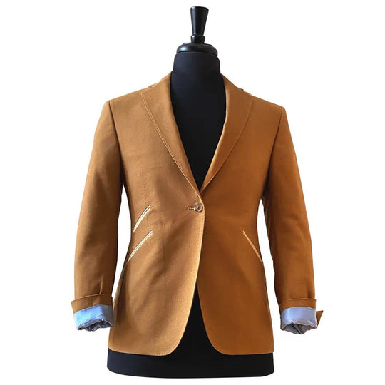 Brit & Blue Signature Women's Jacket-Women's Clothing-Caramel-S/34 R-Kevin's Fine Outdoor Gear & Apparel