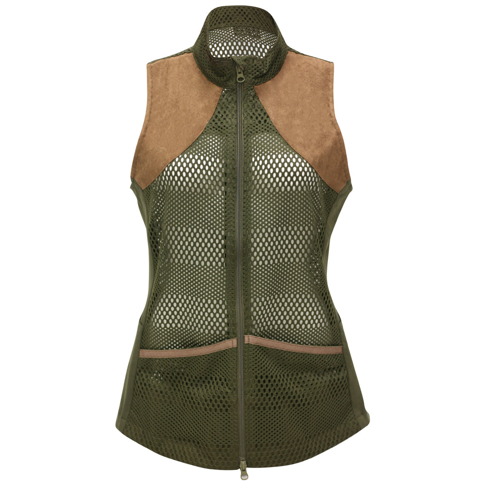 Huntress All Purpose Mesh Shooting Vest-Women's Clothing-OLIVE-2XL-Kevin's Fine Outdoor Gear & Apparel