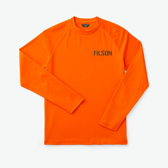 Filson Long Sleeve Barrier T-Shirt-MENS CLOTHING-M-Blaze Orange-Kevin's Fine Outdoor Gear & Apparel