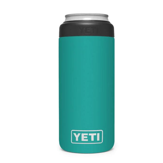 Yeti Rambler 12 oz. Colster Slim Can Insulator-HUNTING/OUTDOORS-AQUIFER BLUE-Kevin's Fine Outdoor Gear & Apparel