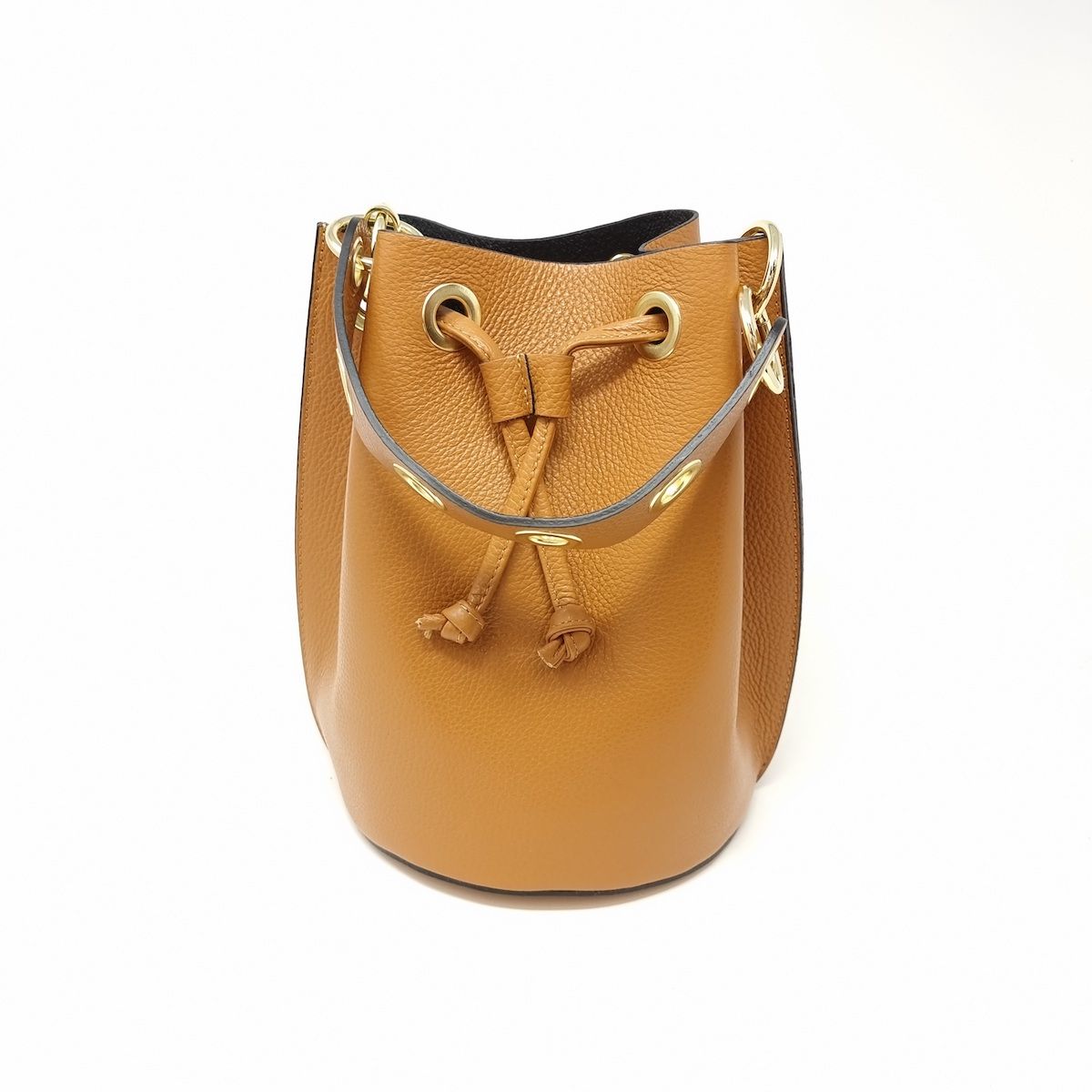 Italian Made Bucket Bag-Handbags-BROWN-Kevin's Fine Outdoor Gear & Apparel