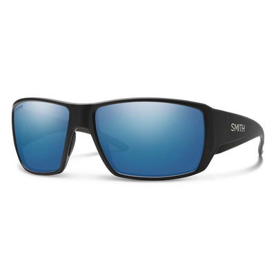 Smith Optics "Guide's Choice " Polarized Sunglasses-SUNGLASSES-MATTE BLACK-CHROMAPOP GLASS/BLUE MIRROR-Kevin's Fine Outdoor Gear & Apparel