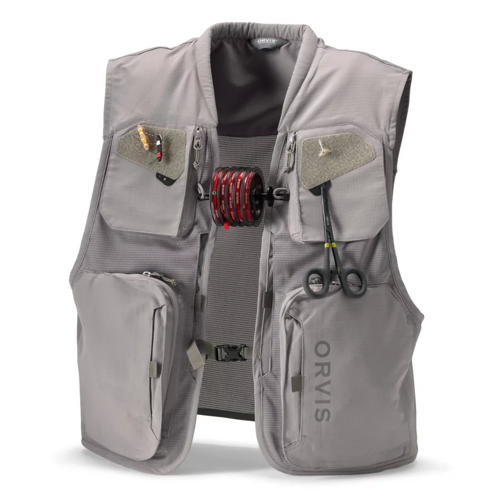 Orvis Clearwater Mesh Vest-Men's Clothing-STORM GRAY-S-Kevin's Fine Outdoor Gear & Apparel