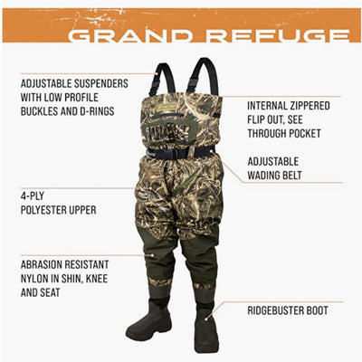 Frogg Toggs Grand Refuge 3.0 Bootfoot Chest Waders-Footwear-Kevin's Fine Outdoor Gear & Apparel