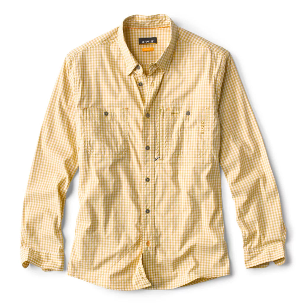 Orvis River Guide Long Sleeve Shirt-Men's Clothing-Lemon Grass-S-Kevin's Fine Outdoor Gear & Apparel