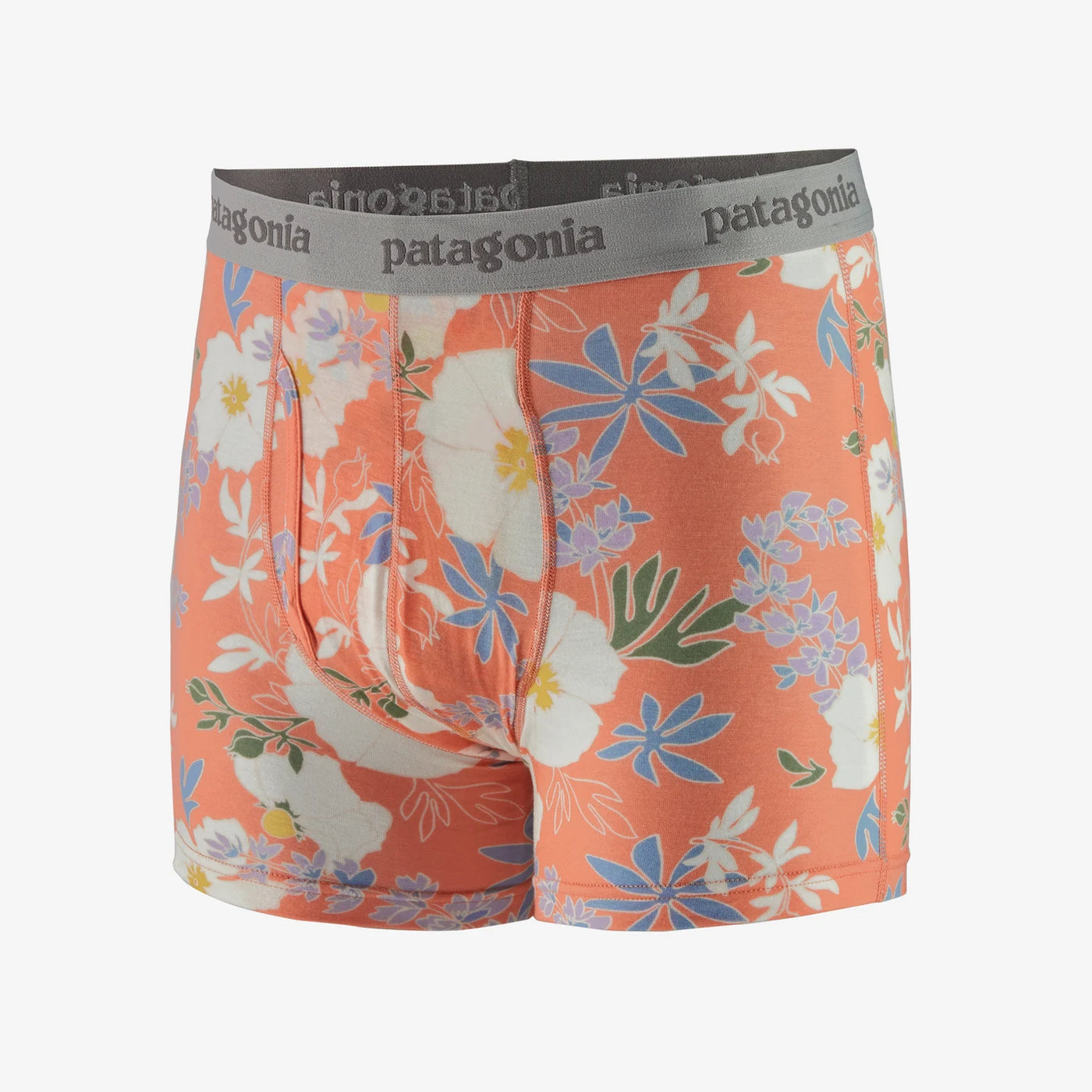 Patagonia Men's Essential Boxer Briefs - 3"-MENS CLOTHING-Flower Power Tigerlily Orange-S-Kevin's Fine Outdoor Gear & Apparel