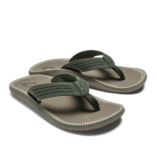 Olukai Men's Ulele Sandal-FOOTWEAR-Nori/Clay-9-Kevin's Fine Outdoor Gear & Apparel