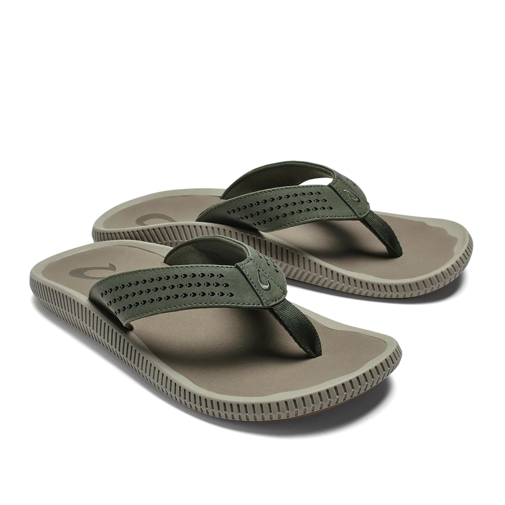 Olukai Men's Ulele Sandal-FOOTWEAR-Nori/Clay-9-Kevin's Fine Outdoor Gear & Apparel