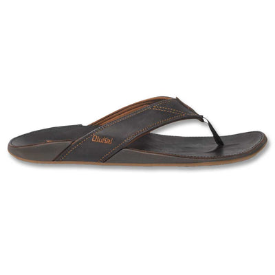 Olukai Nui Men's Flip Flops-FOOTWEAR-OluKai Premium Footwear-DK JAVA/DK JAVA-10-Kevin's Fine Outdoor Gear & Apparel