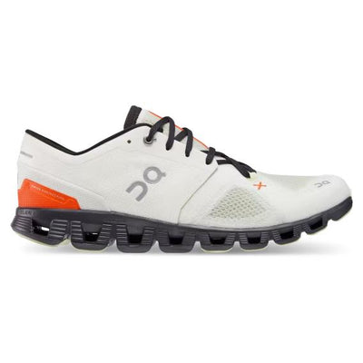 On Running Men's Cloud X Shoes-Footwear-IVORY | FLAME-8-Kevin's Fine Outdoor Gear & Apparel