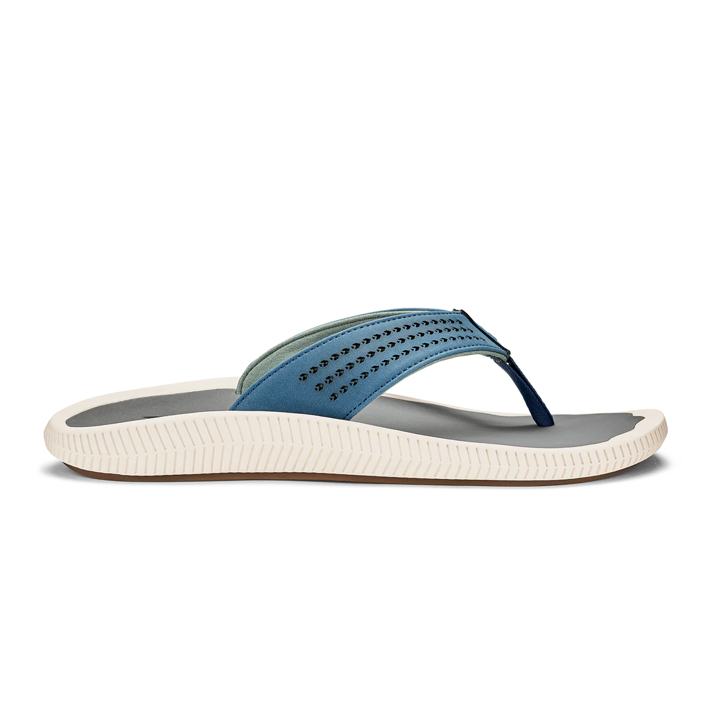 Olukai Men's Ulele Sandal-FOOTWEAR-Slate Blue/Charcoal-7-Kevin's Fine Outdoor Gear & Apparel