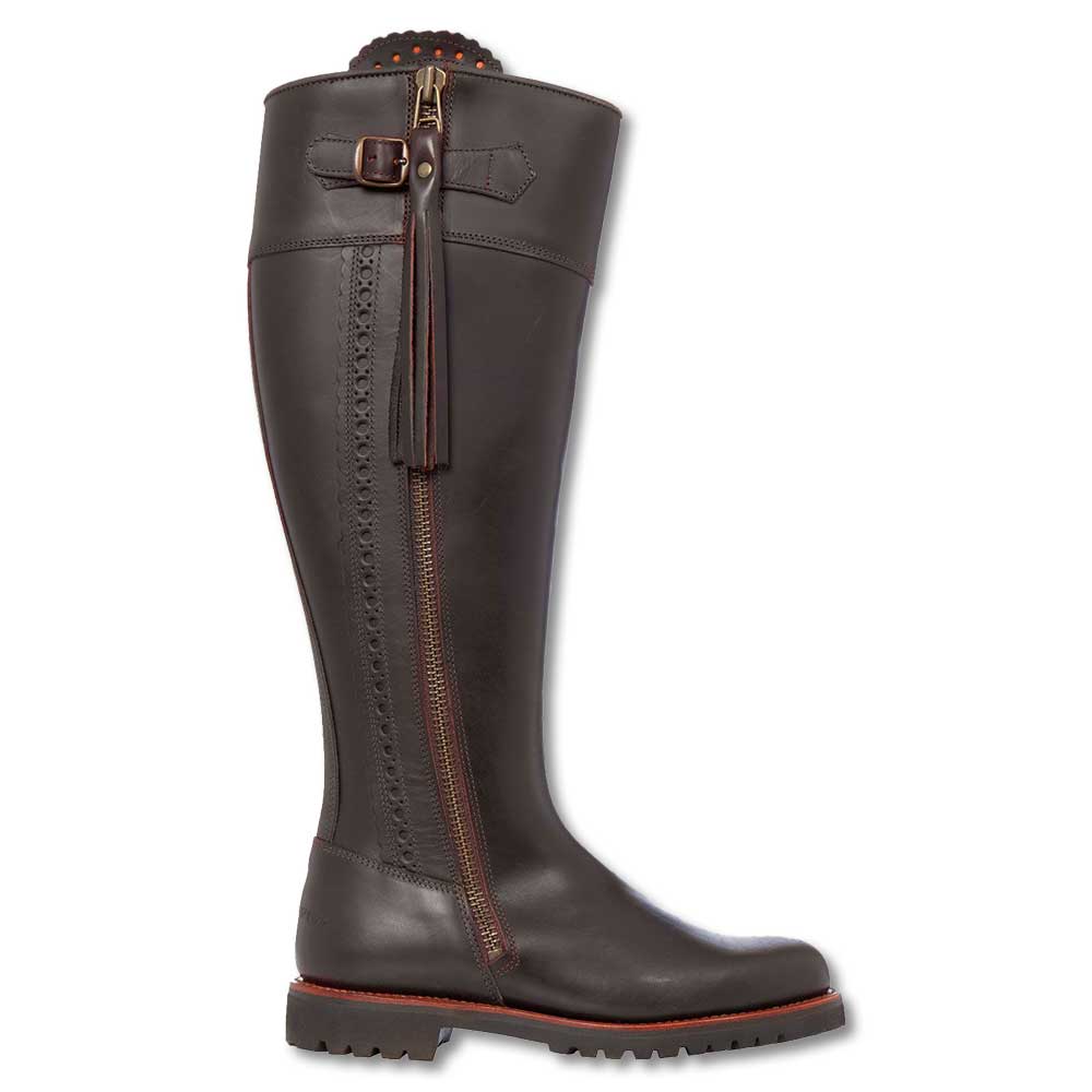 Women's Traditional Wide Calf Leather Spanish Boots-Women's Footwear-Kevin's Fine Outdoor Gear & Apparel