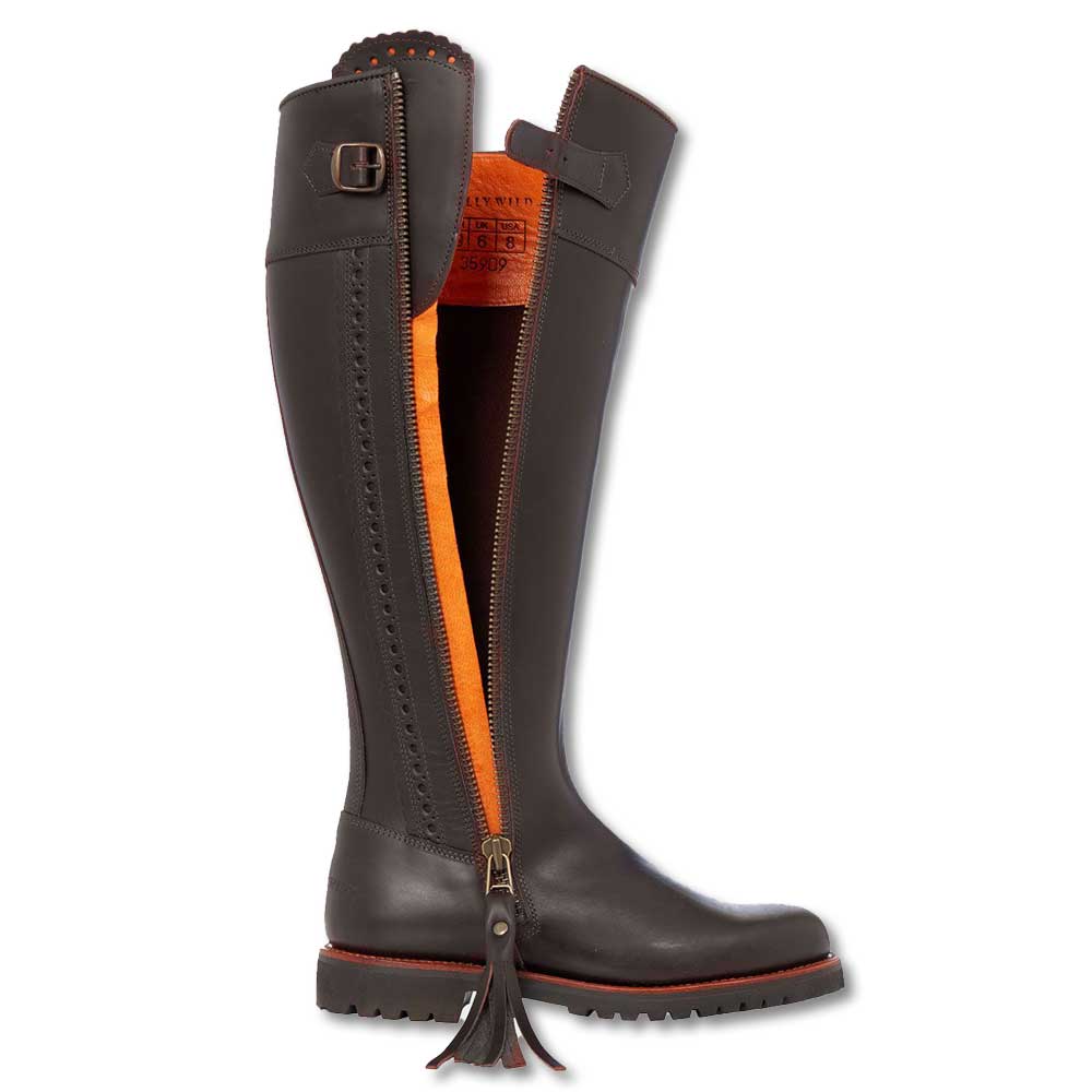 Women's Traditional Wide Calf Leather Spanish Boots-Women's Footwear-Kevin's Fine Outdoor Gear & Apparel