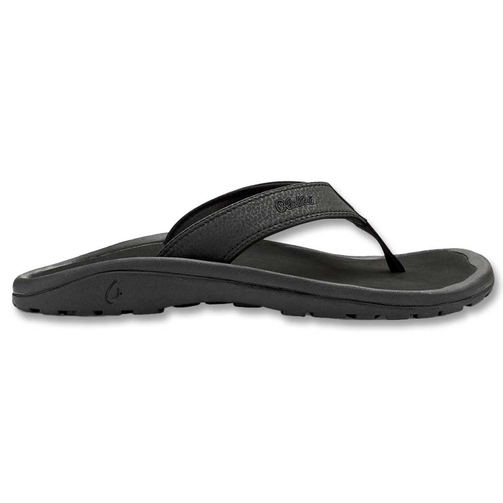 Olukai 'Ohana Men's Sandal-FOOTWEAR-OluKai Premium Footwear-BLACK\BLACK-11-Kevin's Fine Outdoor Gear & Apparel
