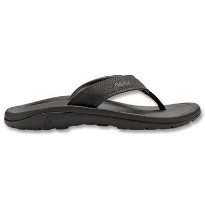 Olukai 'Ohana Men's Sandal-FOOTWEAR-OluKai Premium Footwear-BLACK-DK SHADOW-10-Kevin's Fine Outdoor Gear & Apparel