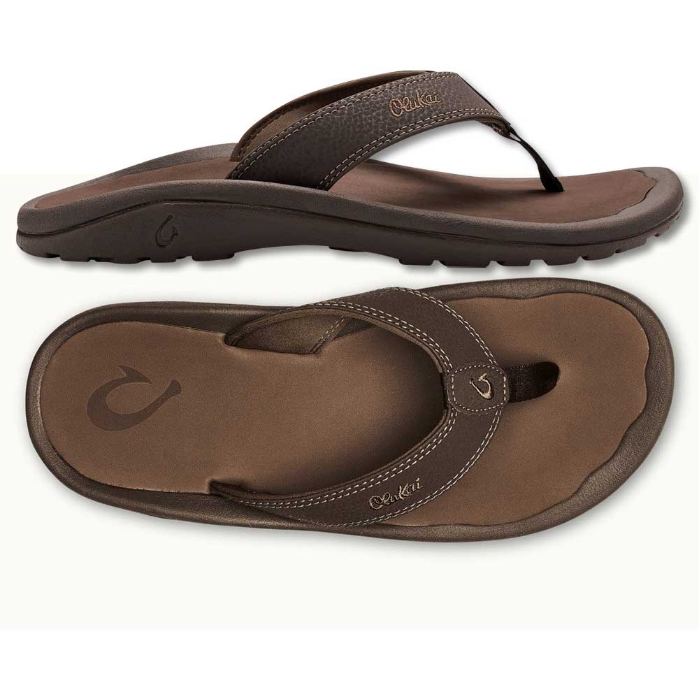 Olukai 'Ohana Men's Sandal-FOOTWEAR-OluKai Premium Footwear-DK JAVA-RAY-15-Kevin's Fine Outdoor Gear & Apparel