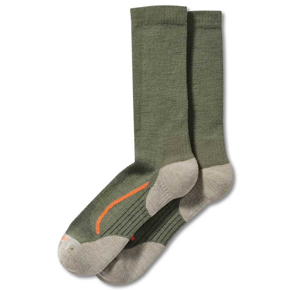 Filson X Country Outdoorsman Sock-FOOTWEAR-GREEN/BLAZE-L-Kevin's Fine Outdoor Gear & Apparel