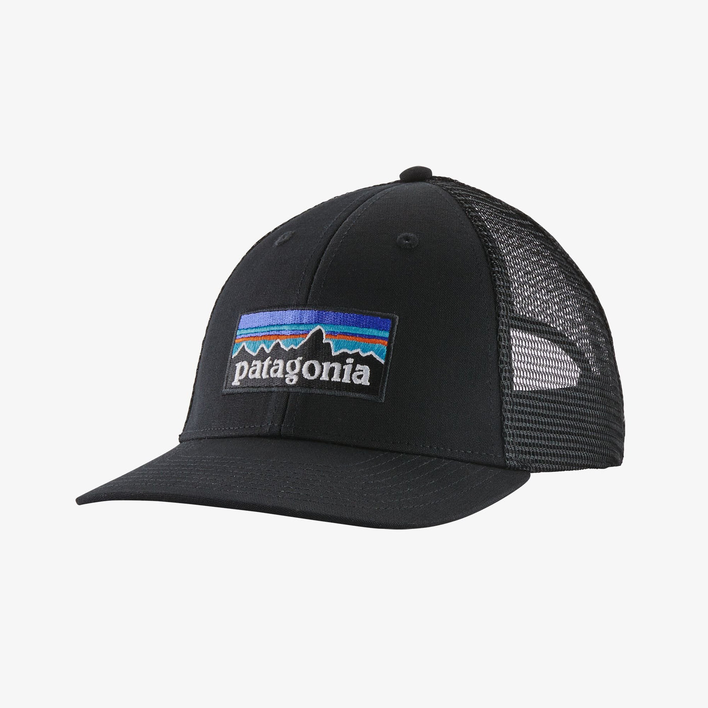 Patagonia P6 Logo LoPro Trucker Hat-Men's Accessories-Black-Kevin's Fine Outdoor Gear & Apparel