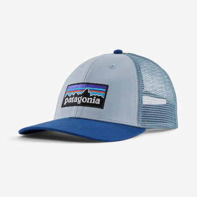 Patagonia Line Logo Ridge LoPro Trucker Hat-Men's Accessories-Steam Blue-Kevin's Fine Outdoor Gear & Apparel