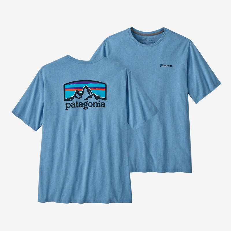 Patagonia Men's Fitz Roy Horizons Responsibili-Tee-Men's Clothing-Sound Blue-S-Kevin's Fine Outdoor Gear & Apparel