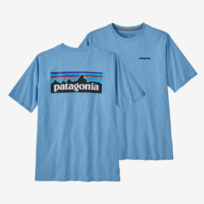 Patagonia Men's P-6 Logo Responsibil-Tee-Men's Clothing-Lago Blue-S-Kevin's Fine Outdoor Gear & Apparel