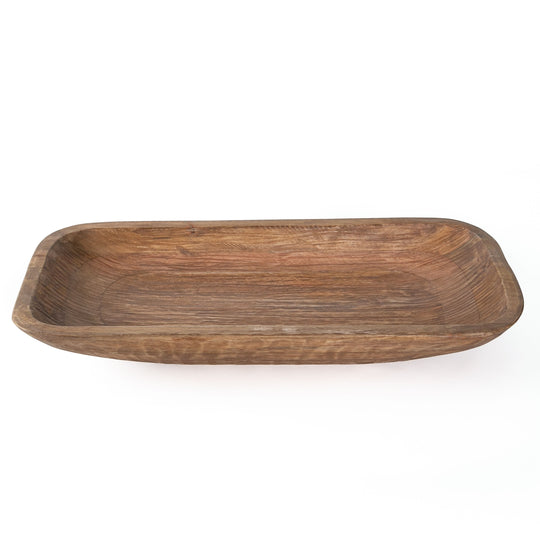 Smoky Wood Farmhouse Hand-Carved Dough Bowl-Home/Giftware-23"-Kevin's Fine Outdoor Gear & Apparel