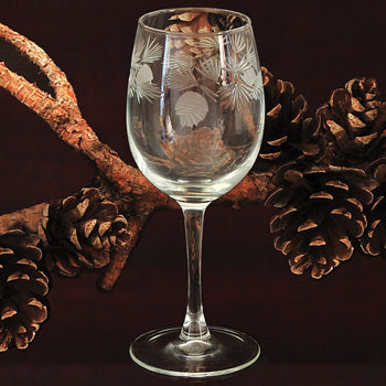 Pinecone Glassware - 12 oz. Tulip Wine Glass